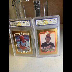 Set of 2 Ryan Sandberg 23KT Gold Cards - Limited Edition